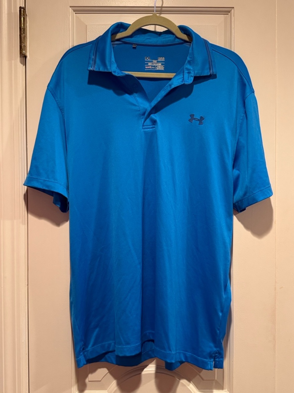 Under Armour Men's Bright Blue Tech Polo